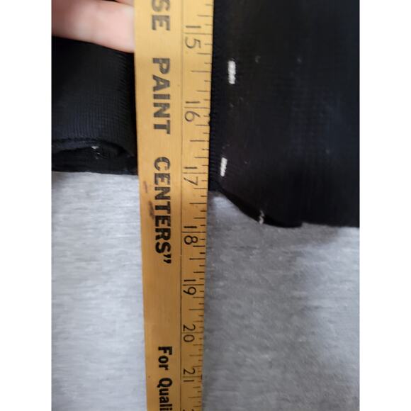 Teen Women Candies Thick Black White Ribbed Gathered Above Knee Mini Skirt Small - Picture 7 of 7